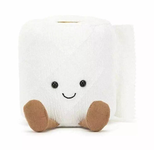 Toilet Paper Creative Pendant Funny Stuffed Plush Toy Doll 12cm Kids Gift UK