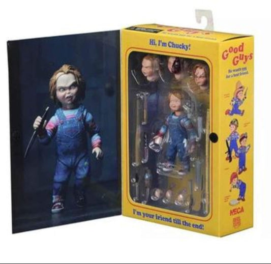 NECA Chucky Good Guys 4" Ultimate Accessories Play Set Action Figure Model Doll